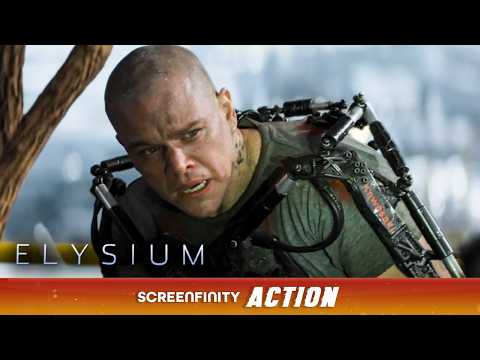 Max VS Kruger in the Battle for Elysium | Elysium | Screenfinity Action