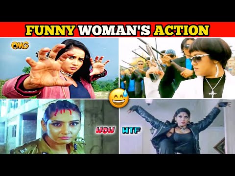 Funniest Female Fight In Movies | Women वाले Action Scenes ☕