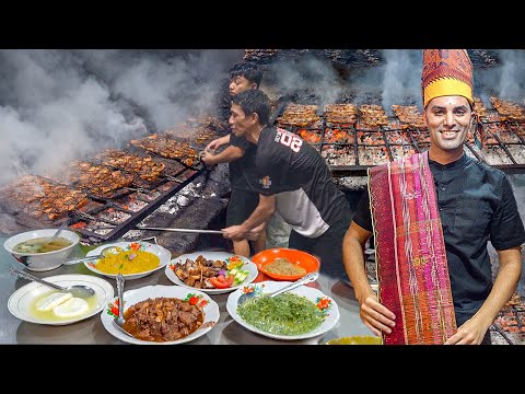 BATAK food + INSANE noodles - DEEP Indonesian street food in SIANTAR, Indonesia