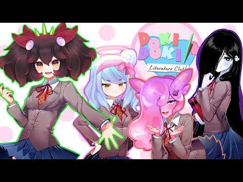 【DDLC: VAllure Collab】 Voicing the hit Visual Novel DDLC featuring Stronny Icey & Shibi! ✂💔【VAllure】