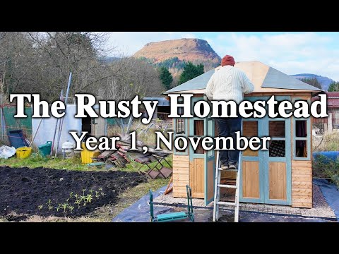 The Rusty Homestead in November, Year 1