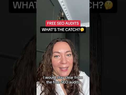 Free SEO audits - What's the catch? Watch this