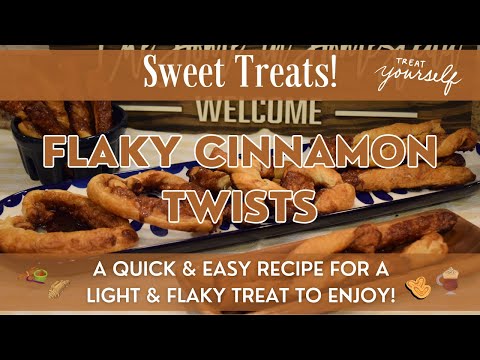 Flaky Cinnamon Twists | Quick & Easy Recipe | Light Puff Pastry Treat to Enjoy Any Time of Year!