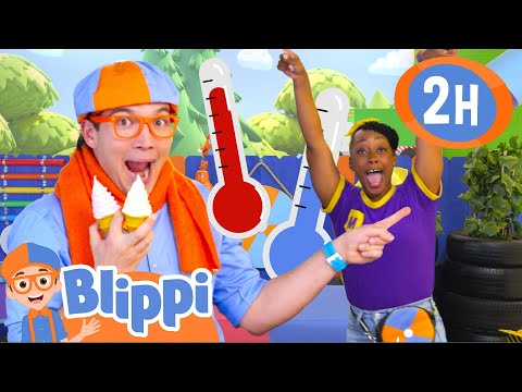 Hot or Cold Game 🥵🥶 | Blippi & Meekah | Educational Kids Videos | Fun Compilations