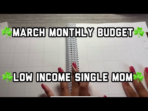 MARCH MONTHLY BUDGET 2024| BUDGETING FOR BEGINNERS |HOW TO START BUDGETING