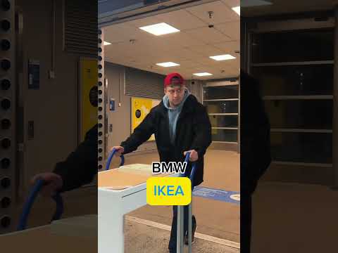 Different drivers at IKEA @IKEA #skit #kia #bmw #mercedesbenz #tesla