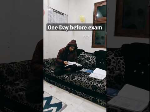 One Day before exam 😁 #shorts #motivation #viral   #study #ytshorts #success #exam