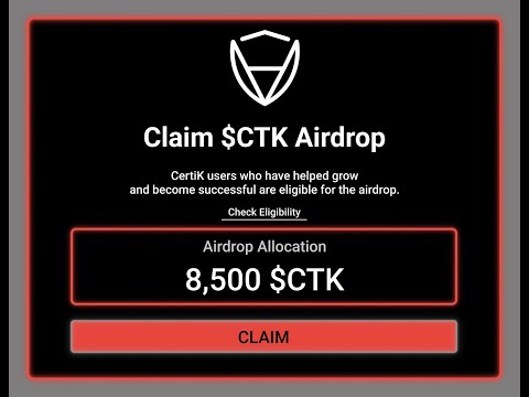 Certik Airdrop Guide | Certik Airdrop Confirmed | certik airdrop update