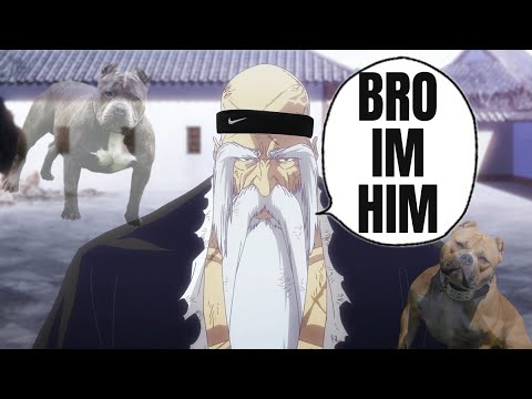 Old anime man = overpowered