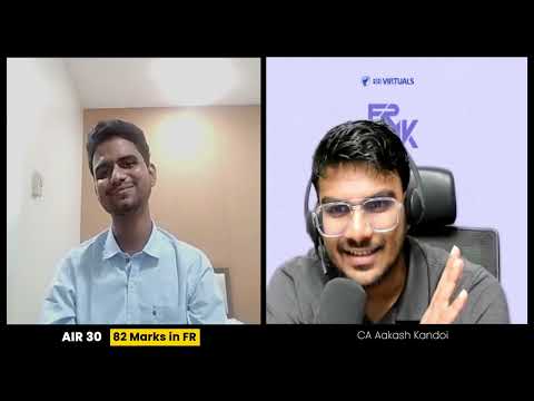 82 Marks in FR (AIR 30) | Paper Presentation Tips, Success Strategy Ft. CA Jatin Somani