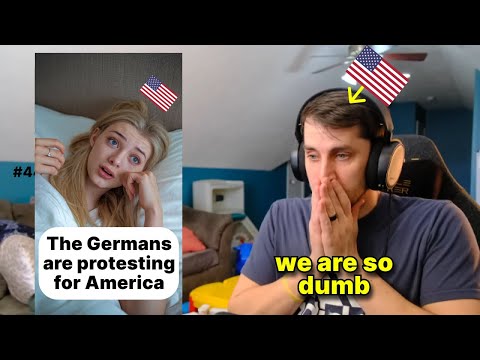 Delusional Americans think the European protests are "for America"