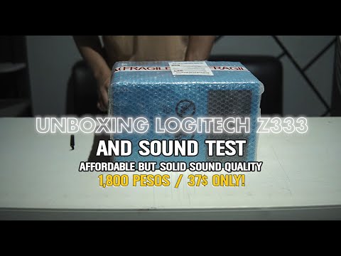 LOGITECH Z333 l UNBOXING l SOUND TEST l SPEAKER UNDER 40$