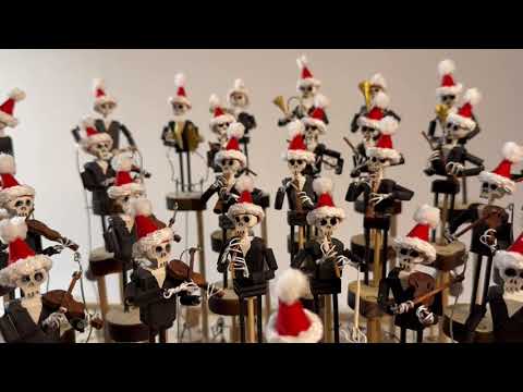 Macabra Orchestra, Christmas edition, wooden automata