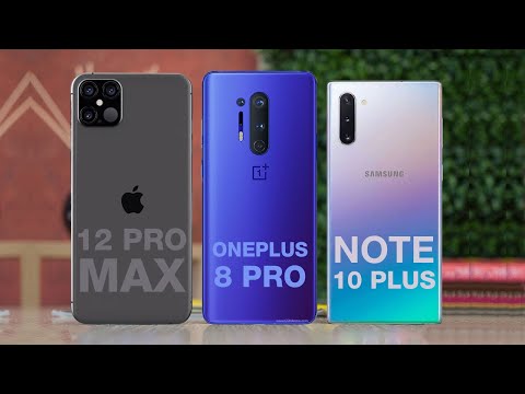 iPhone 12 Pro Max vs Galaxy Note 10 Plus vs OnePlus 8 Pro