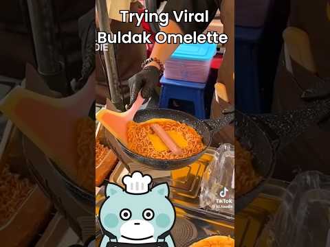 Viral Fire Noodle Omelette