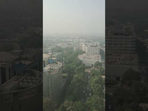 Aerial view of Connaught Place! #connaughtplacedelhi #connaughtplace