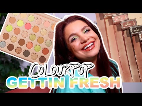 COLOURPOP GETTIN FRESH PALETTE & NEW BRONZERS REVIEW + SWATCHES