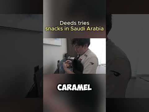 Saudi Arabian snacks!! #shorts #esportsworldcup #ewc #deeds