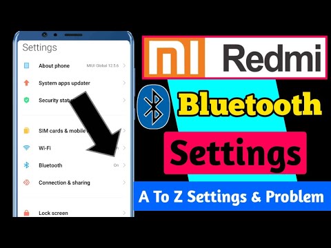 Redmi mobile Bluetooth settings | Redmi Phone Bluetooth Problem | Bluetooth settings Redmi mobile