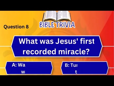 What was Jesus' first recorded miracle