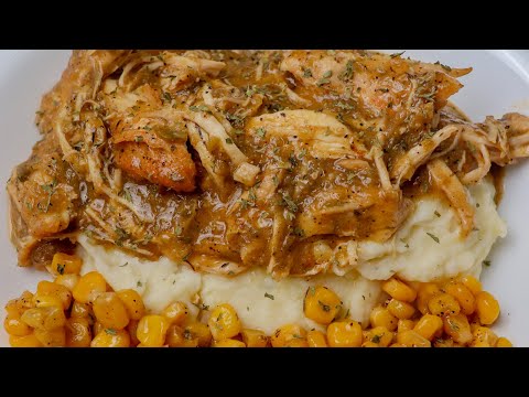 Budget Friendly Meal: Chicken And Gravy Over Mashed Potatoes