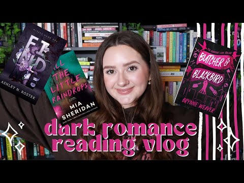 i read dark romance books for a week | replacing extreme horror, cooking & a 5 star reading vlog