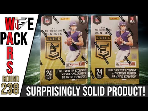 NEW PRODUCT & IT'S GOOD! 👍 | WIFE PACK WARS - ROUND 238 | 2024 DONRUSS ELITE FOOTBALL BLASTER BOXES!