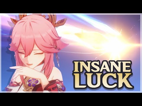 Getting INSANE LUCK While Pulling for YAE MIKO!!!