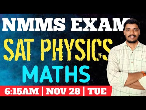 NMMS PHYSICS | MATHS QUESTIONS | SAT QUESTIONS