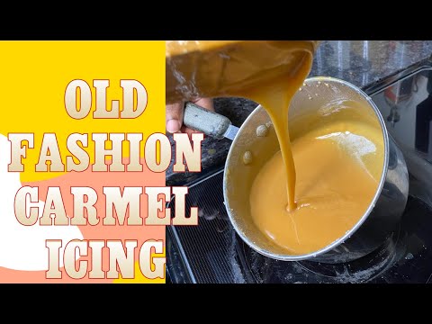 How to make: OLD  FASHION CARAMEL FROSTING #caramelfrosting #dessert #poundcake