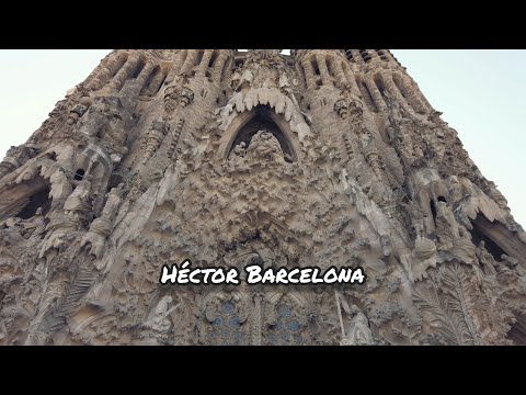 the sagrada familia with mask