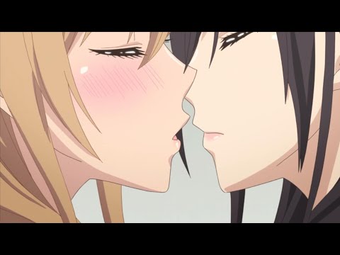 Anime girl kiss girl #13 | Lesbian kiss