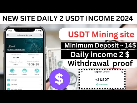 New USDT-Mining best site 2024 | daily income website | best trusted earning website site