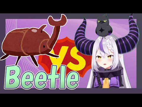 Laplus Darkness vs Beetle.[ENG SUB/hololive]