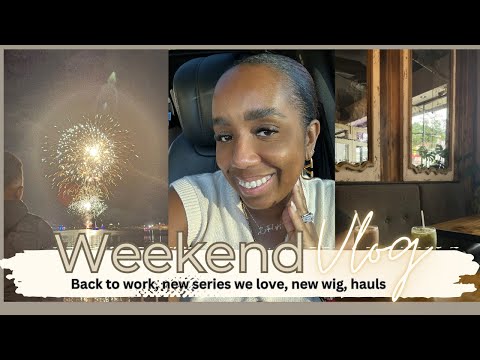 VLOG Back to work, new series we love, new wig, hauls