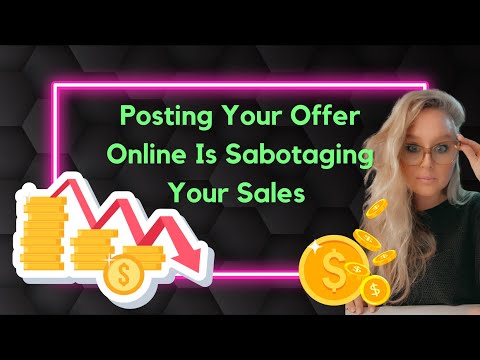 Why Posting Your Offer Online Is Sabotaging Your Sales (And How to Fix It) #socialmediatips