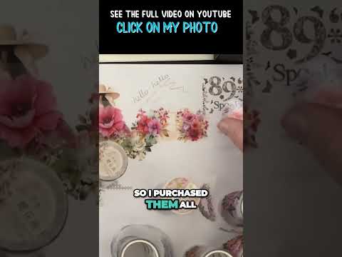 Unleashing the Beauty of Floral PET Tapes   Stunning and Realistic Stickers!