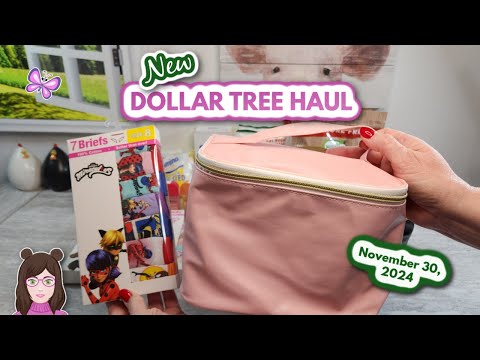 Amazing DOLLAR TREE HAUL!  New Finds!! November 30, 2024