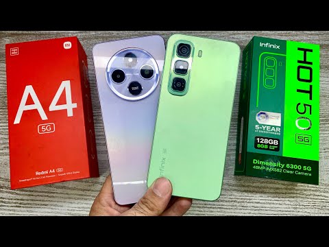 Redmi A4 5g vs Infinix Hot 50 5g - Flipkart Sale Discount 🔥| Gaming Processor 🎮| Best Camera 📸