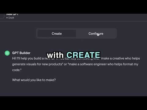 How To Build GPTs With chatGPT In No Time! 🤖😱