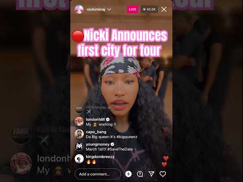 Pink Friday Gag City Tour| Nicki Announces first city #gagcity #nickiminaj #worldtour