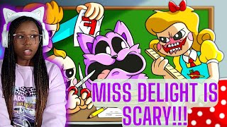 Miss Delight Is Scary!!! - GameToons' Miss Delight Family Reunion?! (Cartoon Animation) Reaction