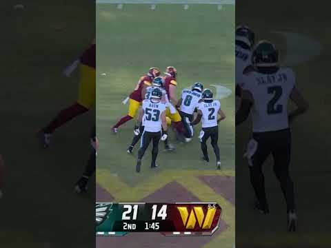 CJ Gardner-Johnson COMES UP HUGE with the interception 🦅🔥 Eagles vs Commanders Highlights