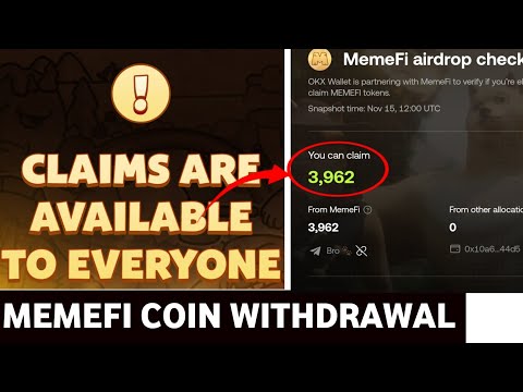 How To Claim MemeFi Coin To OKX And Convert To USDT