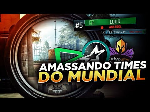 AMASSANDO TIMES DO MUNDIAL!? 🤔 HIGHLIGHTS EM CAMPEONATOS ROGPHONE 5s 🔥