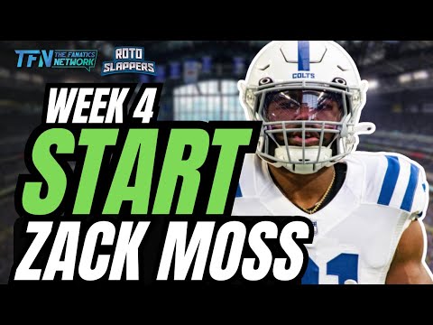 Week 4 Fantasy Football Start | RB Zack Moss