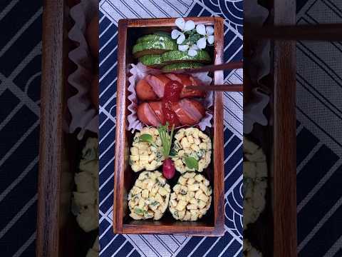 Breakfast bento 🍱 #breakfast#bento#foodart#healthy#lowcarb#eating#gift#egg#kimbap#box#best #food