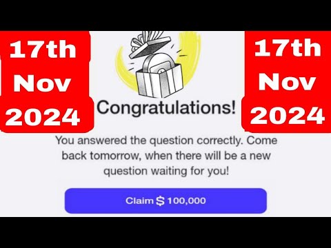 17th November Time Farm Oracle Of Time Answer | Time Farm Daily Combo #timefarm #oracleoftime