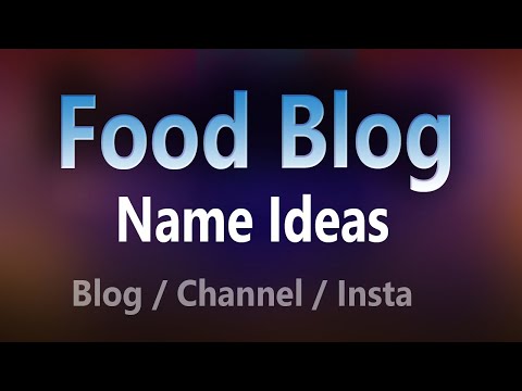 Food blog name Ideas For Instagram | indian food blog name ideas | food vlog channel name ideas.