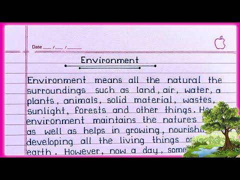 Essay on Environment in English || Environment essay writing in English || Environment ||